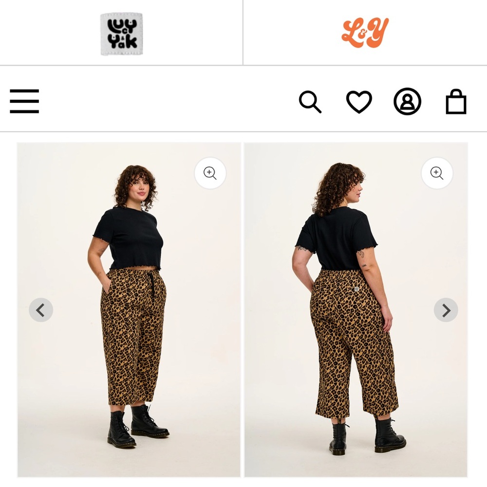 Lucy and Yak chuck trousers in 3xl